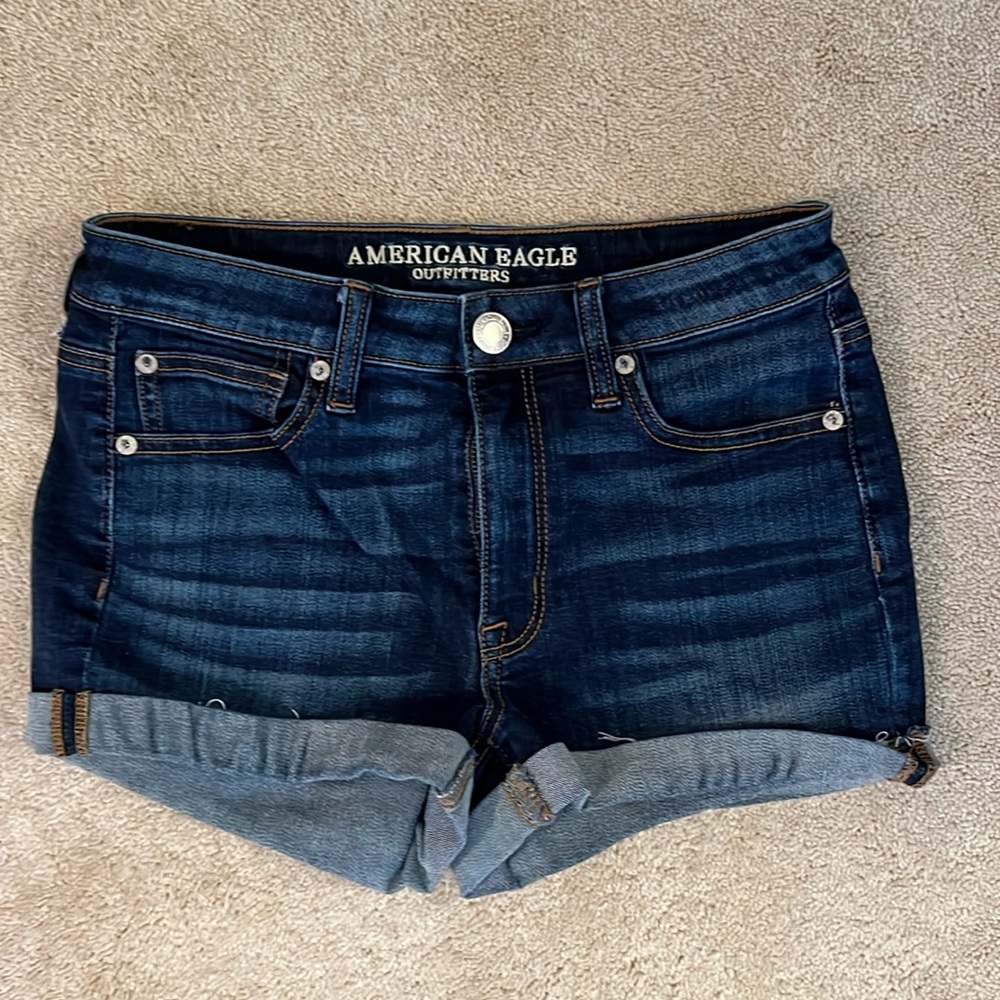 American Eagle super stretch jean shorts
